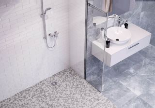 Стеклянная мозаика VIDREPUR Antislip С0002601 1236398 Antid. № 514/515 на сетке 31.7х31.7 противоскользящая