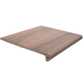 Керамогранит Exagres Ступень фронтальная С0002762 343243 Peldano Forest Moka клинкер 33x33 антискользящая