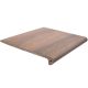 Керамогранит Exagres Ступень фронтальная С0002762 343243 Peldano Forest Moka клинкер 33x33 антискользящая