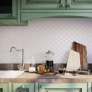 Керамическая мозаика  Starmosaic HOMEWORK С0002903 1236097 Latern White Matt DL1005 246х280х6