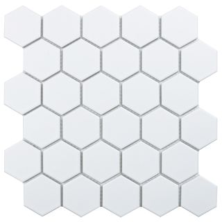 Керамическая мозаика  Starmosaic HOMEWORK С0002905 1236086 Hexagon small White Matt IDL1005 278х265х6