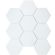 Керамическая мозаика  Starmosaic HOMEWORK С0002907 1236088 Hexagon Big White Matt FQ21016 256х295.5х6