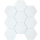 Керамическая мозаика  Starmosaic HOMEWORK С0002907 1236088 Hexagon Big White Matt FQ21016 256х295.5х6
