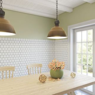 Керамическая мозаика  Starmosaic HOMEWORK С0002907 1236088 Hexagon Big White Matt FQ21016 256х295.5х6