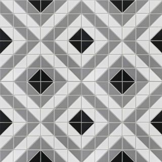 Керамическая мозаика  Starmosaic Albion С0003192 1236004 Cube Grey TR2-CL-SQ2 275х275