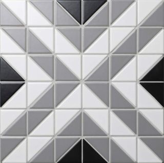 Керамическая мозаика  Starmosaic Albion С0003192 1236004 Cube Grey TR2-CL-SQ2 275х275