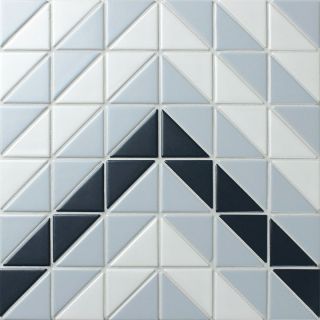 Керамическая мозаика  Starmosaic Albion С0003197 1236009 Wave Blue TR2-BLM-CV 275х275