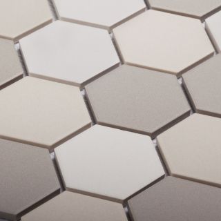 Керамическая мозаика  Starmosaic HOMEWORK С0003306 1236099 Hexagon small LB Mix Antid. JMT31955 325х282х6