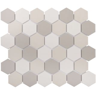 Керамическая мозаика  Starmosaic HOMEWORK С0003306 1236099 Hexagon small LB Mix Antid. JMT31955 325х282х6