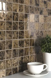 Мраморная мозаика Wild Stone Classic С0003479 1236024 48x48 Dark Emperador Polished JMST055 305x305x4