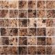 Мраморная мозаика Wild Stone Classic С0003479 1236024 48x48 Dark Emperador Polished JMST055 305x305x4