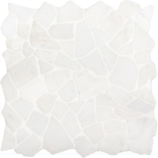 Мраморная мозаика Wild Stone Classic С0003483 1236028 Split White Matt JMST050 305x305x7