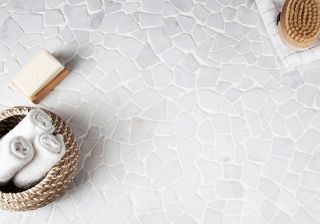 Мраморная мозаика Wild Stone Classic С0003483 1236028 Split White Matt JMST050 305x305x7