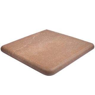Керамогранит Exagres Ступень угловая С0003496 1235991 Cartabon Stone Brown 33x33 антискользящая
