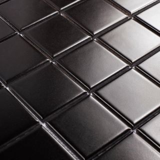 Керамическая мозаика  Starmosaic HOMEWORK С0003637 1236056 Black Matt WB73000 306х306х6