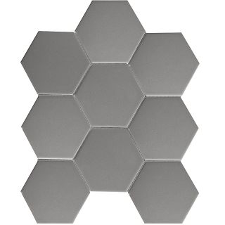 Керамическая мозаика  Starmosaic HOMEWORK С0003710 1236077 Hexagon Big Grey Matt FQ21016 256х295.5х6