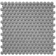 Керамическая мозаика  Starmosaic HOMEWORK С0003714 1237229 Penny Round Dark Grey Antid. JNK82021 315х309х6