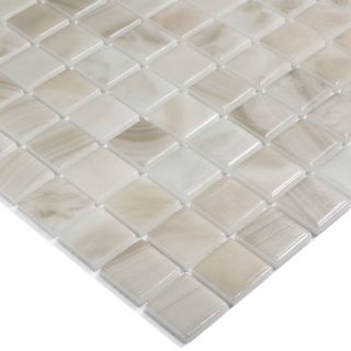 Стеклянная мозаика VIDREPUR Nature С0003866 1236428  Sea Salt №5601 (на сетке) 25x25