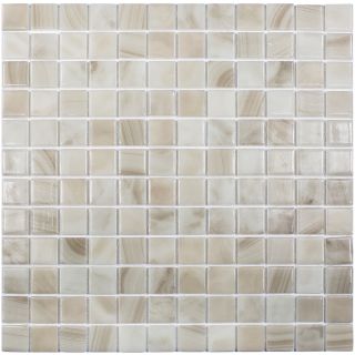 Стеклянная мозаика VIDREPUR Nature С0003866 1236428  Sea Salt №5601 (на сетке) 25x25