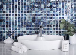 Стеклянная мозаика VIDREPUR Nature С0003870 1236432  Royal №5604 (на сетке) 25x25