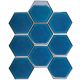 Керамическая мозаика  Starmosaic HOMEWORK С0004060 1236079 Big Deep Blue Glossy JJFQ80048 256х295х6 95х110
