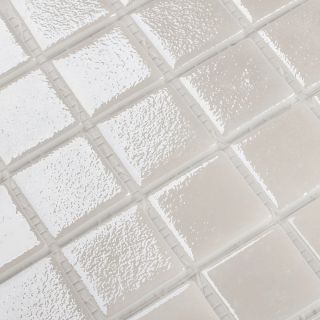 Стеклянная мозаика VIDREPUR Shell С0004171 1236474 № 563 White (на сетке) 38x38