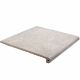 Керамогранит Exagres Ступень фронтальная С0005474 1237174 Peldano Stone Gris 33x33х4 антискользящая