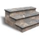Керамогранит Exagres Ступень фронтальная С0005530 1237216 Peldano Nevada Emperador 33x33х4 антискользящая