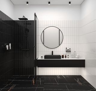 Керамическая плитка Smile Tile Liguria White С0005595 1237263 7.5x30