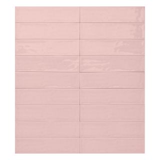 Керамическая плитка Smile Tile Liguria Pink С0005600 1237268 7.5x30