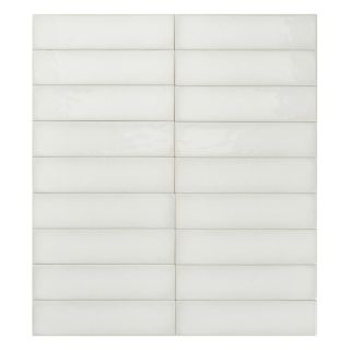 Керамическая плитка Smile Tile Monte White С0005601 1237269 10x40