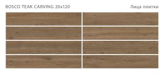 Керамогранит Staro Starowood Bosco Teak Carving С0005666 1237310 20x120
