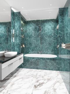 Керамогранит Staro StaroSlabs СЛЭБ С0005780 1237416 Arabescato Oscuro Elegance 120х280 Slab Polished полированный