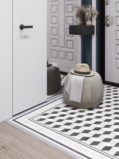 Керамогранит Smile Tile Chalet Elegance Border С0005791 1237425 20x20