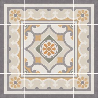 Керамогранит Smile Tile Chalet С0005801 1237434 Chic Border 20x20