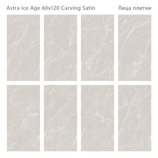 Керамогранит Staro Luna Rossa  Astra Ice Age Carving Satin С0005923 1237545 60x120