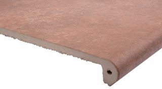 Керамогранит Exagres Ступень фронтальная С0006162 1237751 Peldano Boston Red 33x33 антискользящая grip