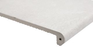Керамогранит Exagres Ступень фронтальная С0006165 1237754 Peldano Boston White 33x33 антискользящая grip