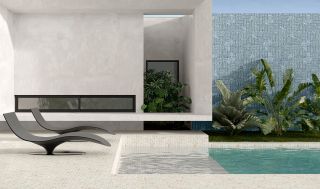 Стеклянная мозаика VIDREPUR Oasis С0006237 1237819  Marfil №7100 (на сетке) 25x25