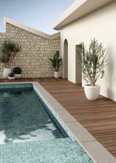 Стеклянная мозаика VIDREPUR Oasis С0006239 1237821 Turquoise №7103 (на сетке) 25x25