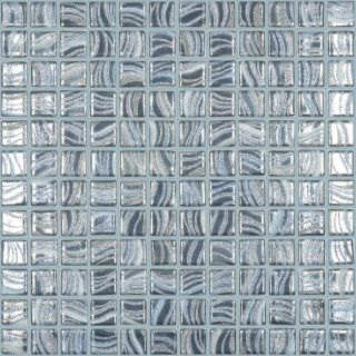 Стеклянная мозаика VIDREPUR С0006241 1237823 Glitter Blue №7800 (на сетке) 25x25