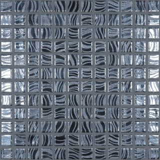 Стеклянная мозаика VIDREPUR С0006243 1237825 Glitter  Black №7803 (на сетке) 25x25