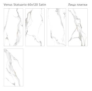 Керамогранит Staro Luna Rossa  Venus  Statuario Satin С0006422 1237984 60x120