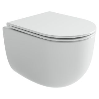 Унитаз подвесной Ceramicanova Вога (Voga) CN4012T торнадо 3.0 белый