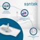 Мебельная раковина Santek Коралл 1WH110228 крыло справа 83 см белый