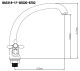 Смеситель для кухни BOOU BA5318-1F-SE020-B702 хром