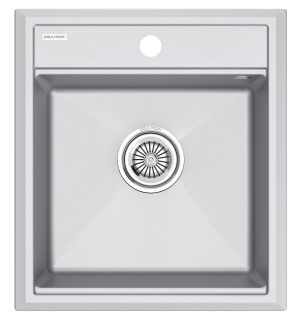 Мойка кухонная Paulmark Stepia PM114651-GRM серый металлик Мойка кухонная Paulmark Stepia PM114651-GRM серый металлик