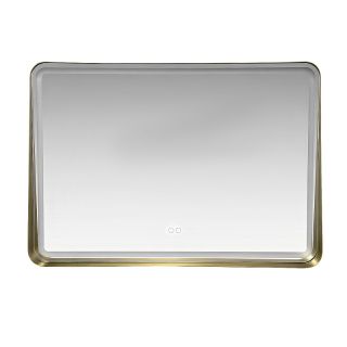 Зеркало с подсветкой Azario Энтони АZ-LED012925 100 см золото матовое