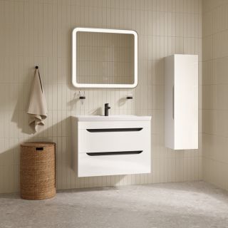 Тумба с раковиной IDDIS Рэй (Ray) RAY80W0i95K 80 см белый