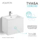 Тумба под раковину Aquaton Сохо 1A258001AJ010 60 см белый глянец